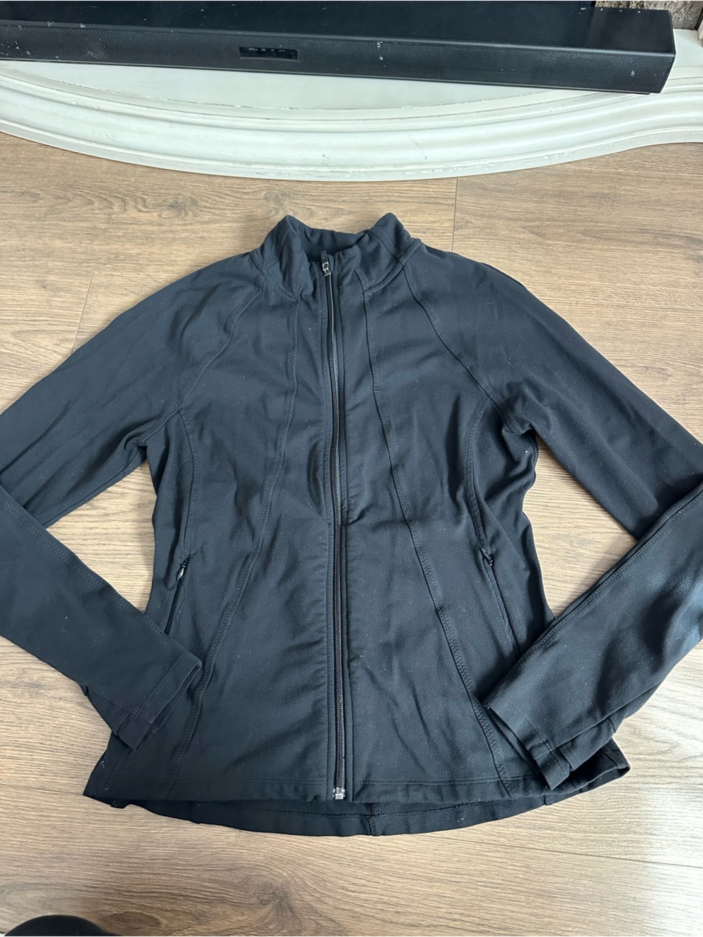 Athleta Black Full-Zip Lightweight Jacket